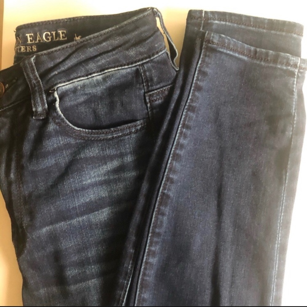 American Eagle Highrise Denim Jegging Size 4